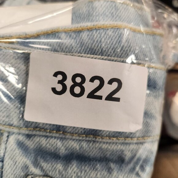 Zara Womens Grunge Skater High Rise Wide Leg Jeans Size 4 Indie Distressed NWT - Picture 15 of 15